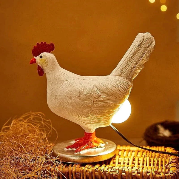 Lampe de chevet originale - poule pondeuse