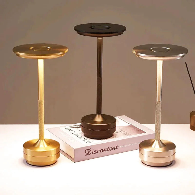 Lampe de chevet sans fil  pour chambre à coucher – Éclairage tactile rechargeable