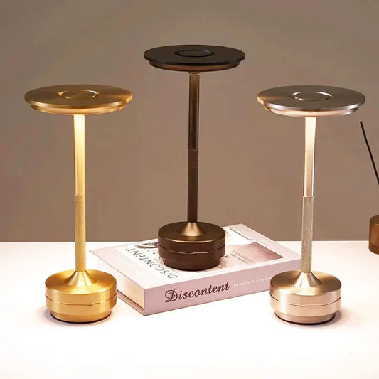 Lampe de chevet sans fil  pour chambre à coucher – Éclairage tactile rechargeable