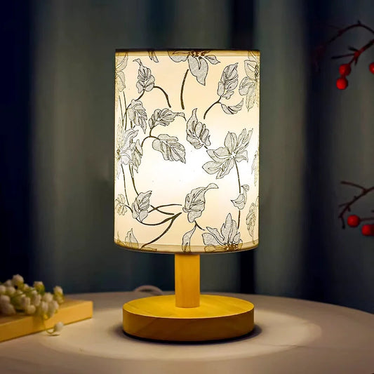 Lampe de chevet tactile style Japonais - Floraison Nocturne