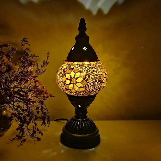 Petite lampe de chevet originale - style orientale vintage