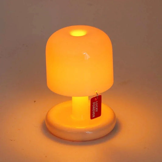 Petite lampe de chevet sans fil design champignon